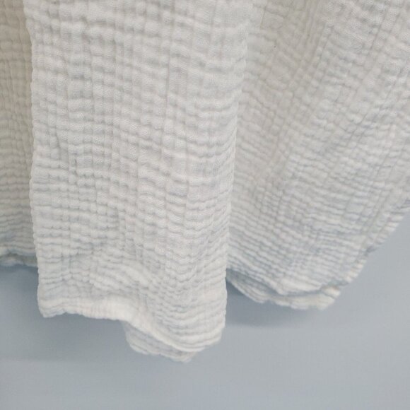 Xhilaration Womens Side Slit Swim Cover Up Dress Size L White Sleeveless Boho - Picture 6 of 15